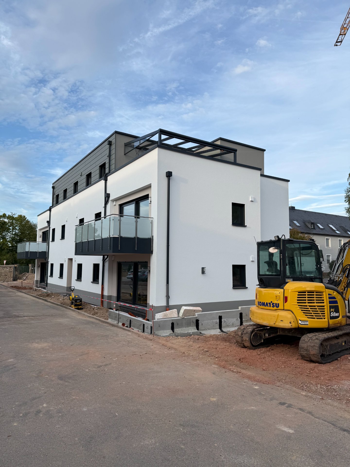Baufortschritt Gebäude 3 – Status Außenansicht
