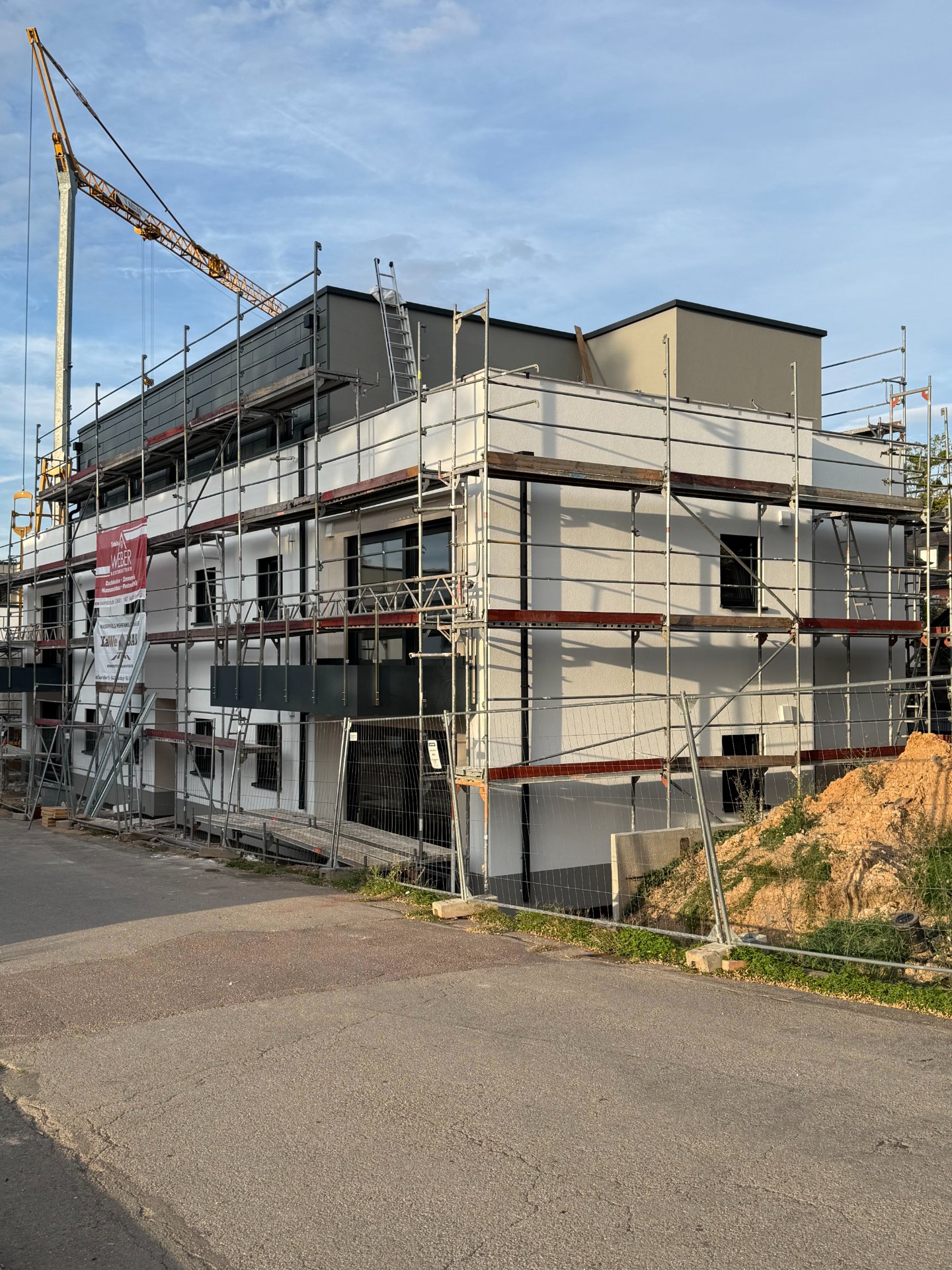 Baufortschritt Gebäude 4 – Status Außenansicht