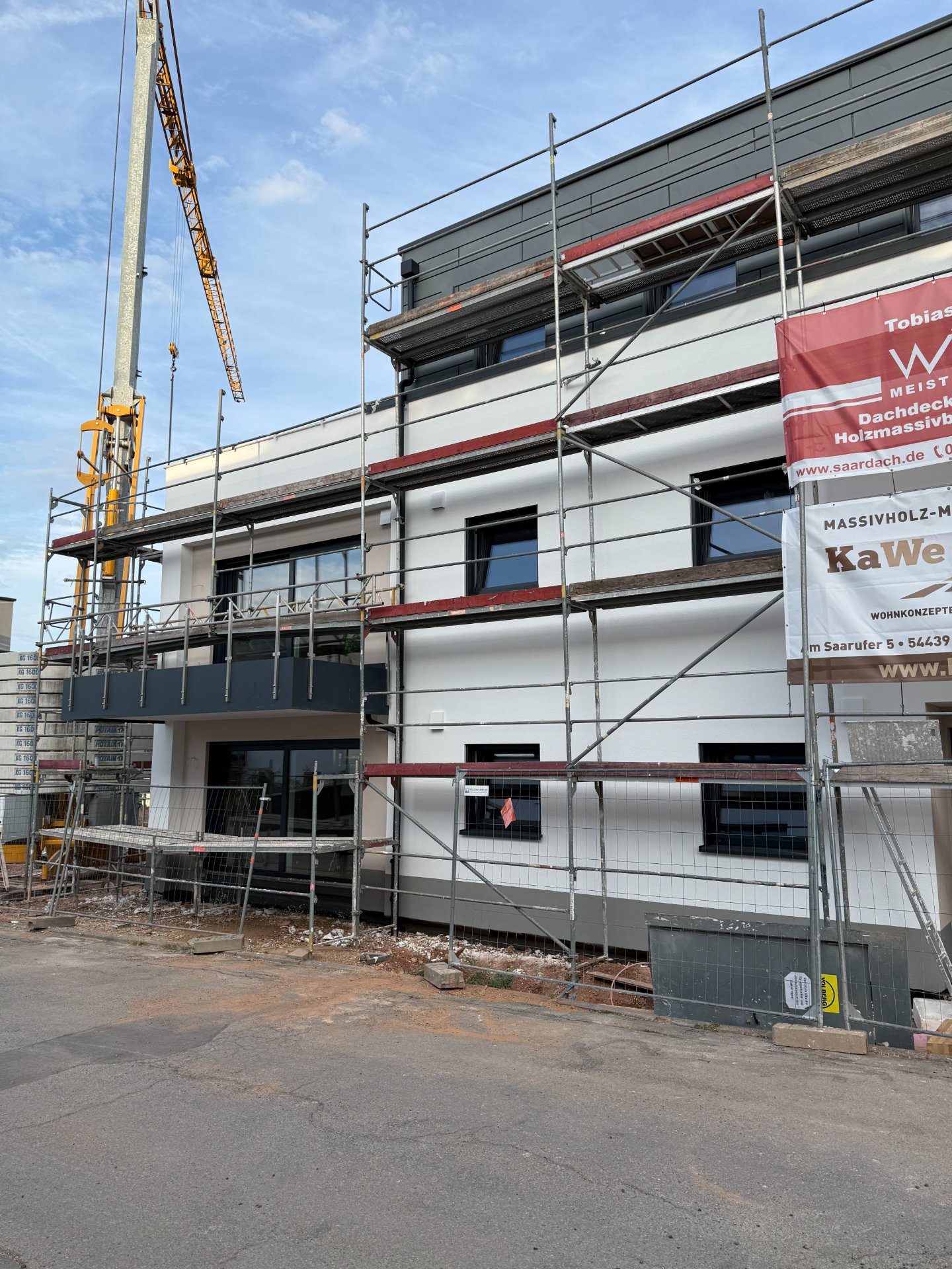 Baufortschritt Gebäude 4 – Status Außenansicht